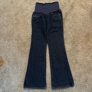 Gap Maternity Sexy Boot Dark Wash Full Panel Jeans 30 / 10 Regular
